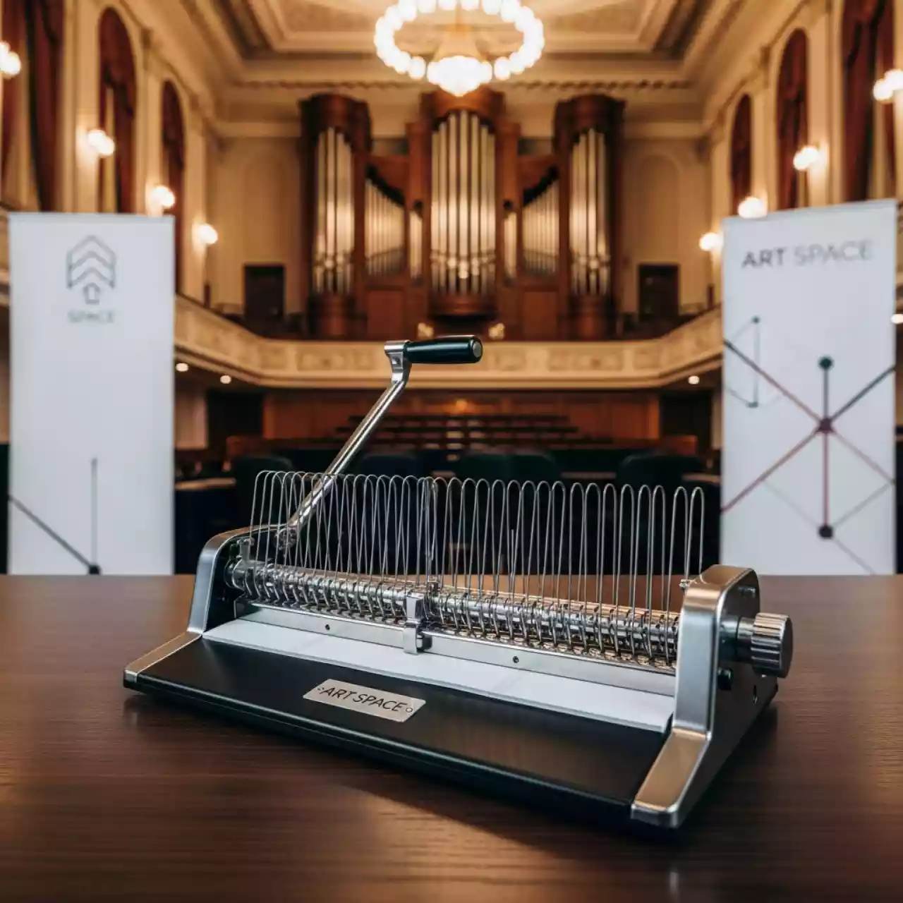 Аренда Переплетчик на металлическую пружину Bulros G930A с вырубкой под ригель в Зале органной и камерной музыки — ART SPACE