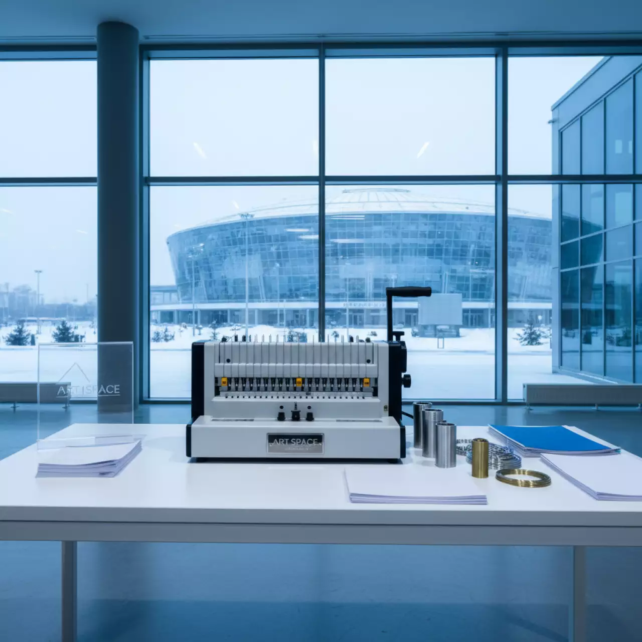 Аренда Переплетчик на металлическую пружину Bulros K 1200R в ледовом дворце «Большой» — ART SPACE