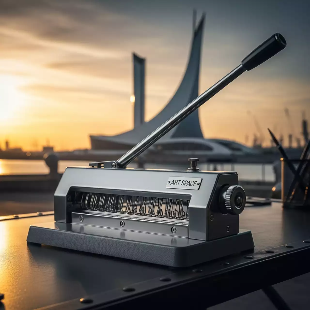 Аренда Переплетчик на металлическую пружину Bulros K 2000R на территории Морпорта Сочи — ART SPACE