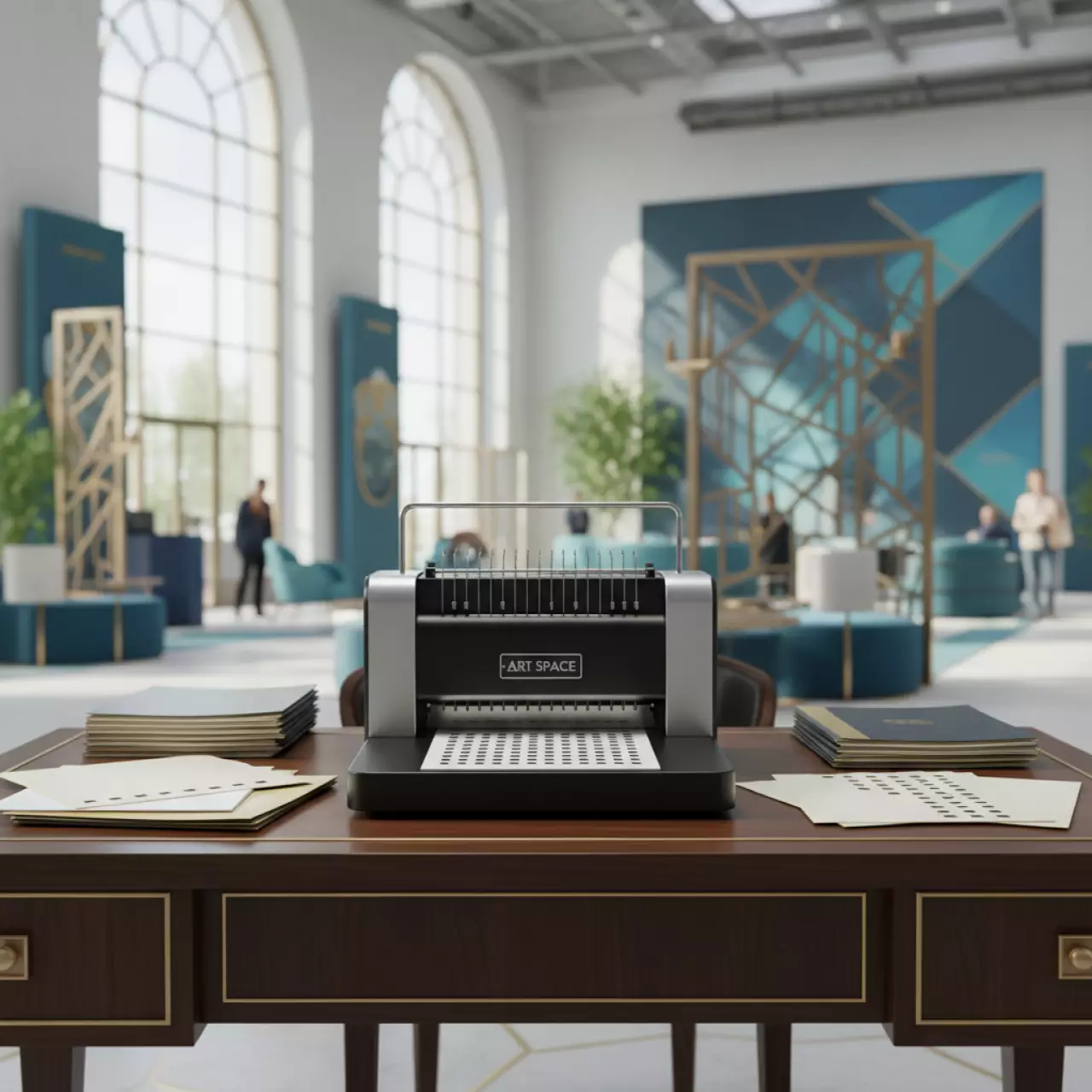 Аренда Переплетчик на металлическую пружину Vektor WireBind W20A квадратные отверстия в VK Stadium Sirius — ART SPACE