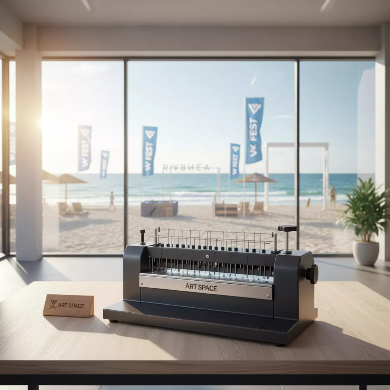 Аренда Переплетчик на металлическую пружину WB 23 PC на пляже «Ривьера» — ART SPACE