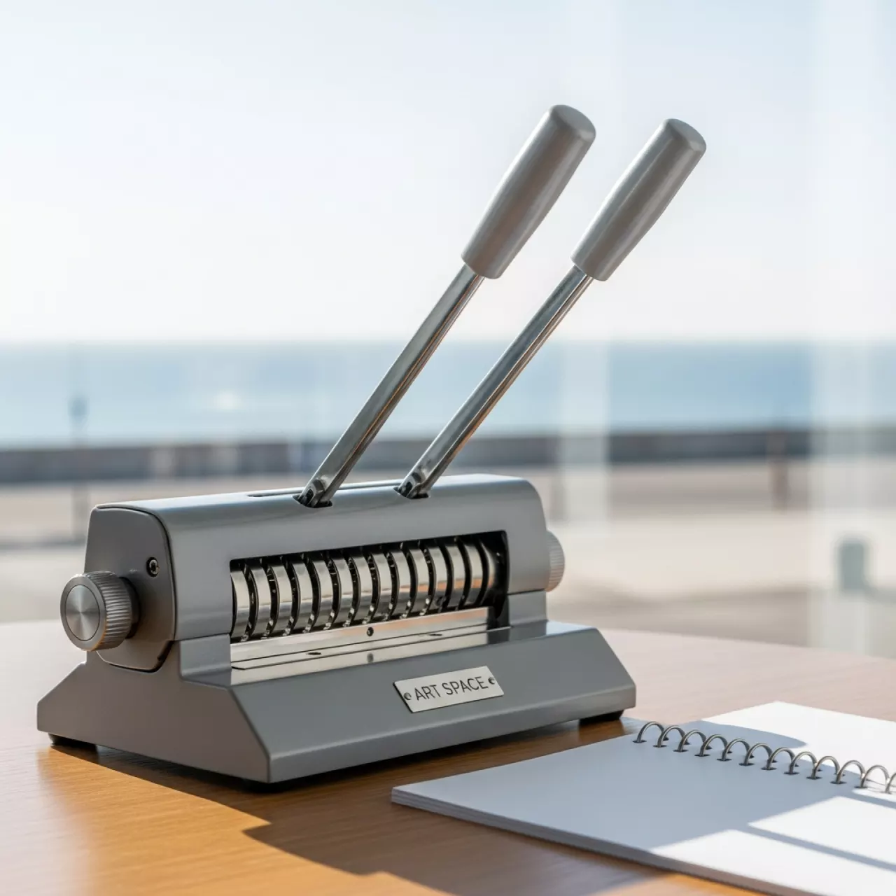 Аренда Переплетчик на металлическую пружину Wire Binder WireMac 31 круглые отверстия на пляже «Маяк» — ART SPACE