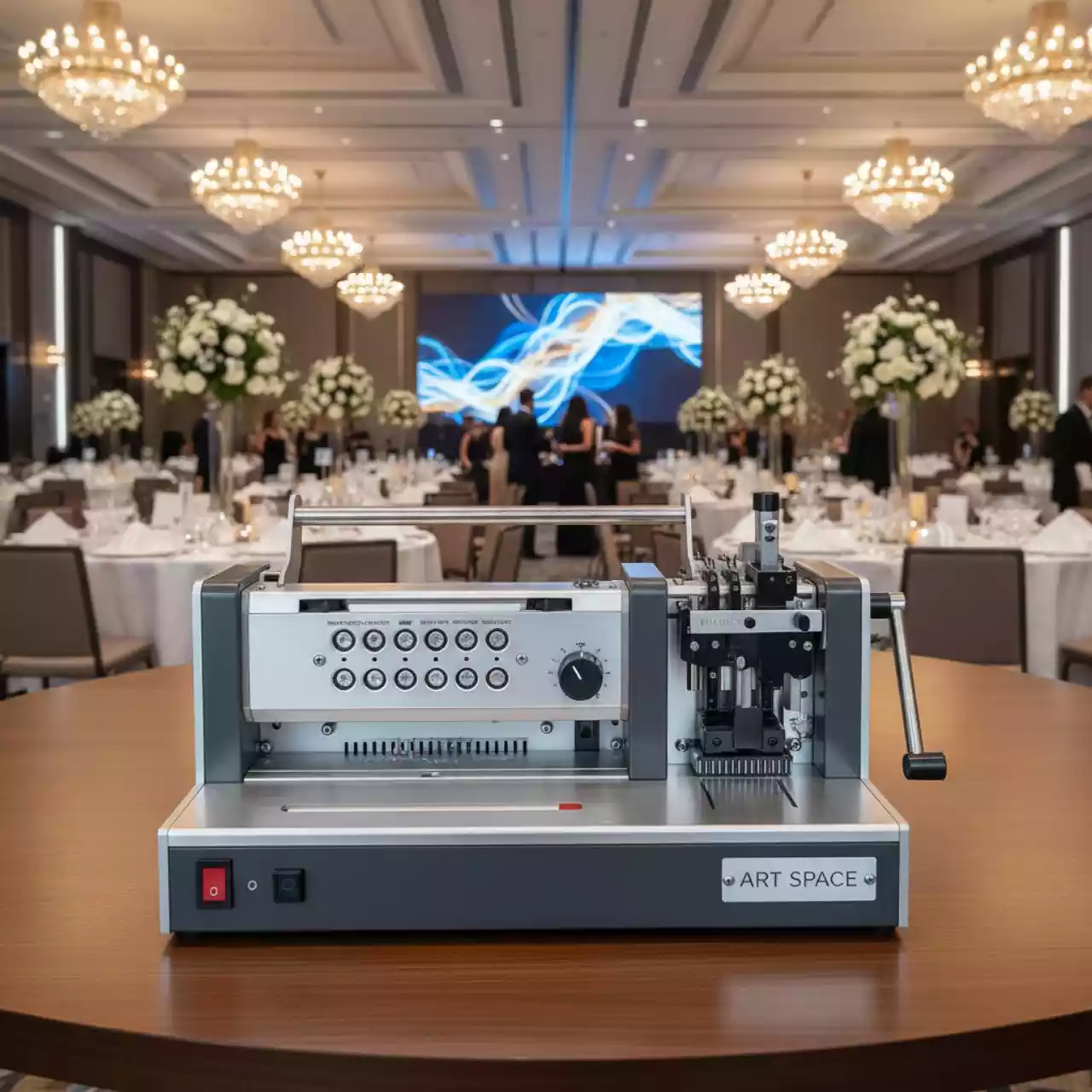 Аренда Переплетчик на металлическую пружину WireMac 31 под ригель в Mövenpick Hotel — ART SPACE