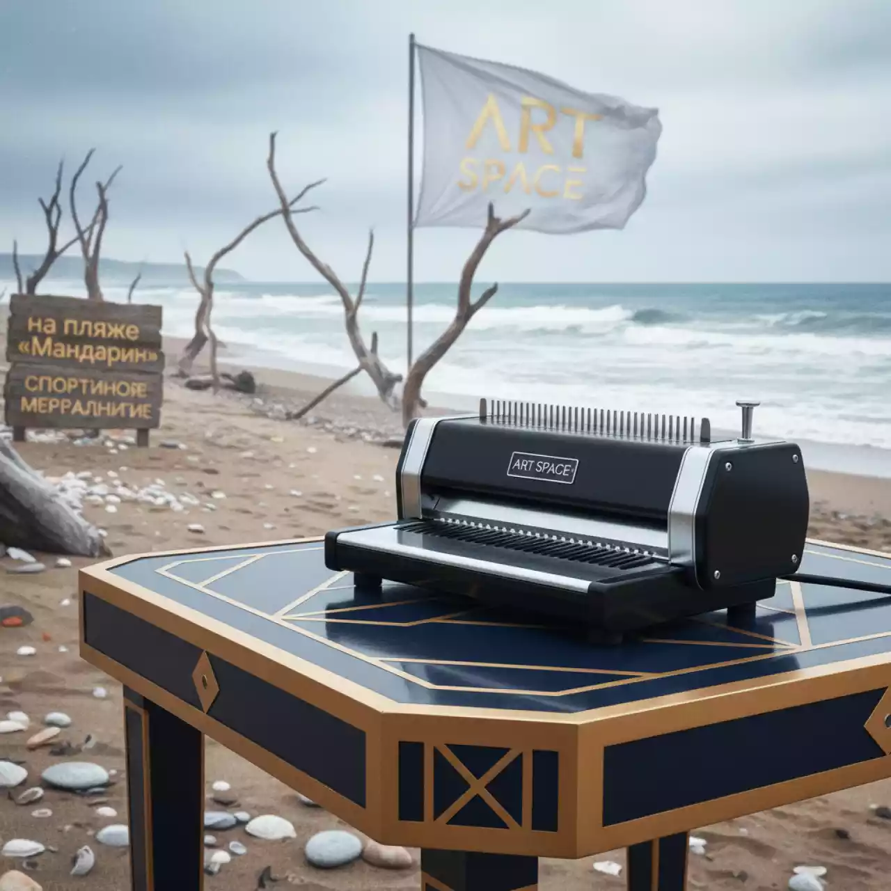 Аренда Переплетчик на пластиковую пружину Brauberg B8 на пляже «Мандарин» — ART SPACE