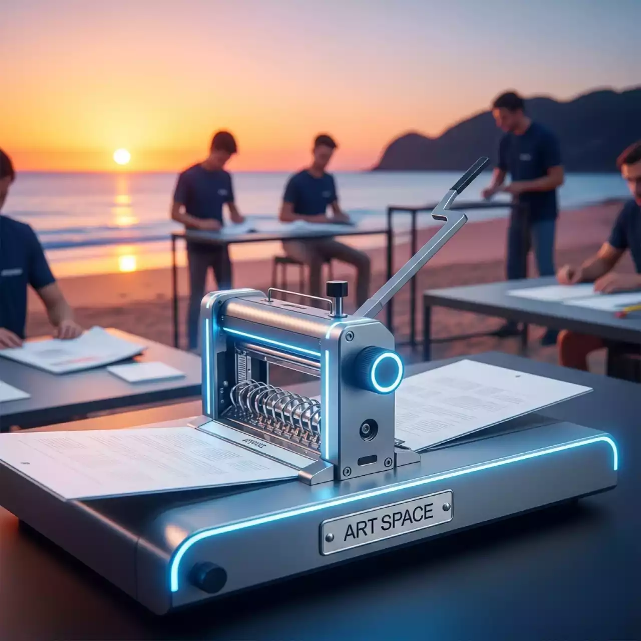 Аренда Переплетчик на пластиковую пружину Bulros U 12 на пляже «Ривьера» — ART SPACE