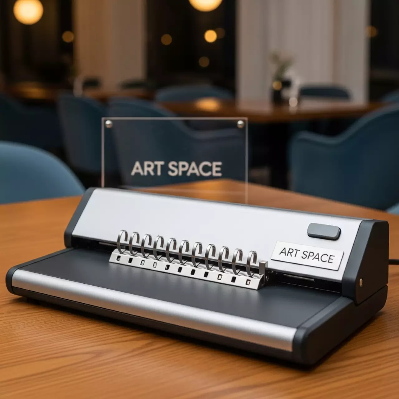 Аренда Переплетчик на пластиковую пружину Fellowes Quasar E в ресторане «Магадан» — ART SPACE