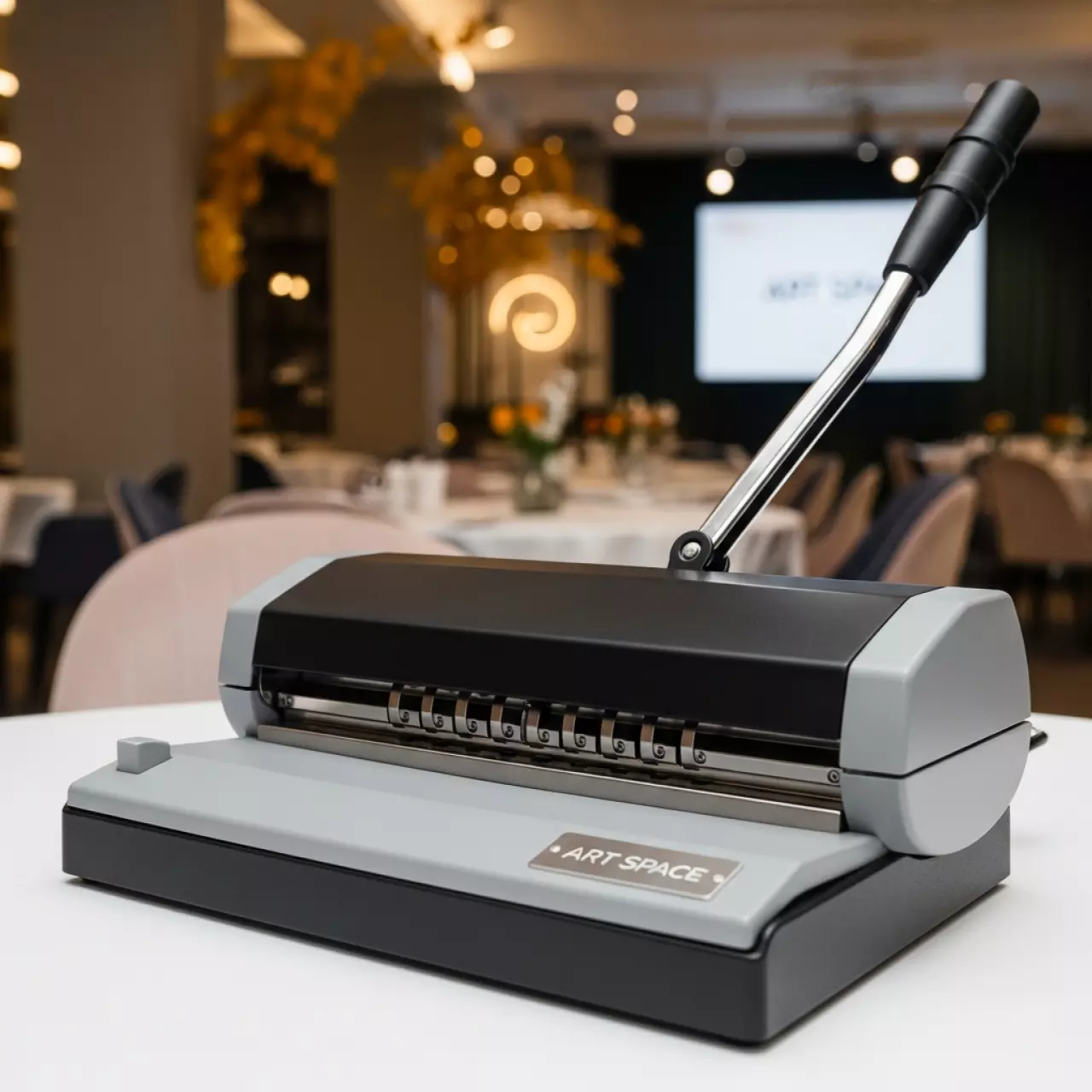 Аренда Переплетчик на пластиковую пружину GBC Combbind C150 Pro в ресторане «Высота 5642» — ART SPACE