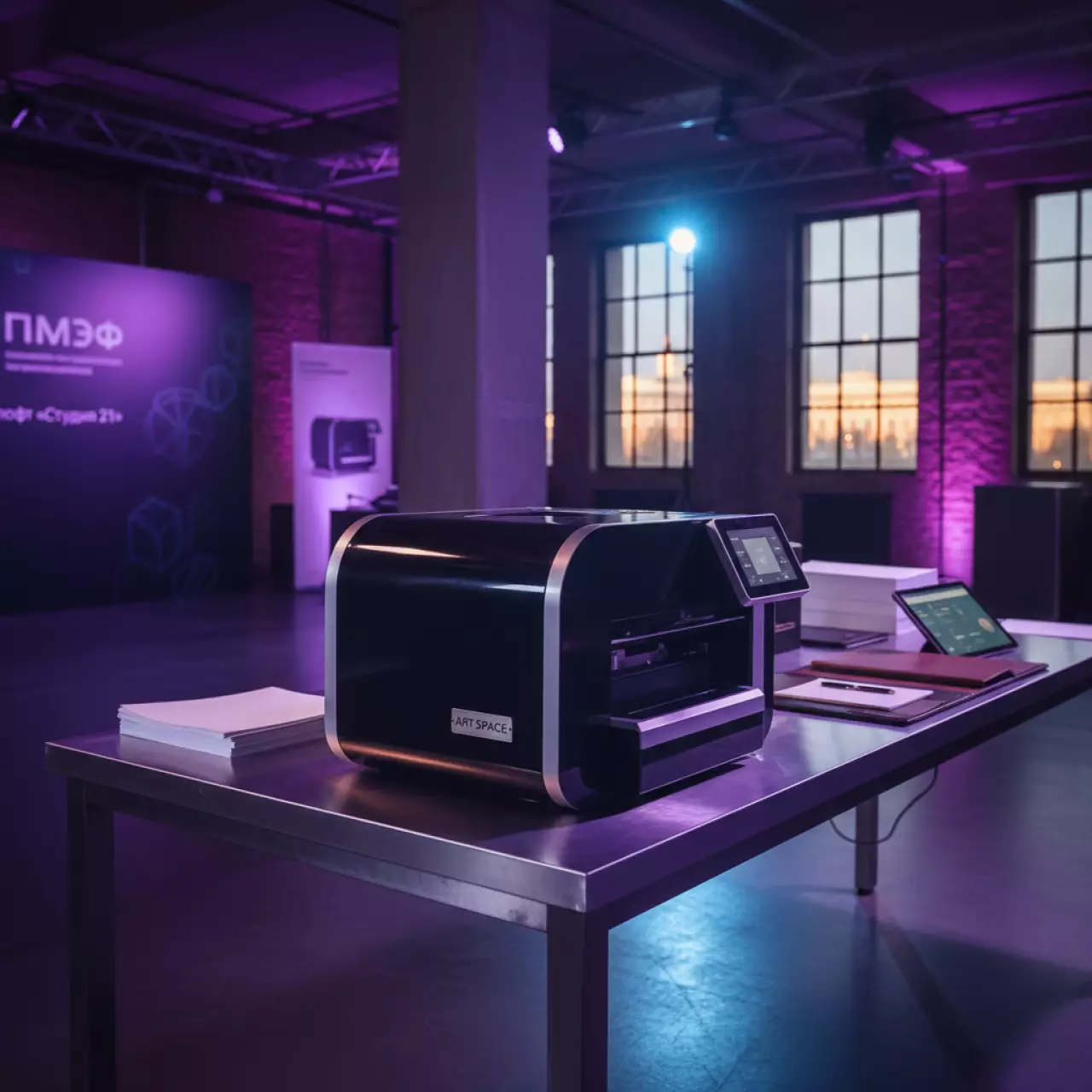 Аренда Переплетчик на пластиковую пружину GBC Multibind 220 Ibico Ibimaster 300 в лофте «Студия 21» — ART SPACE