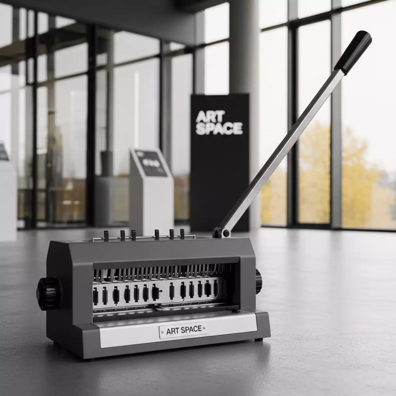 Аренда Переплетчик на пластиковую пружину Kobra Queenbind 500VD в Университете «Сириус» — ART SPACE