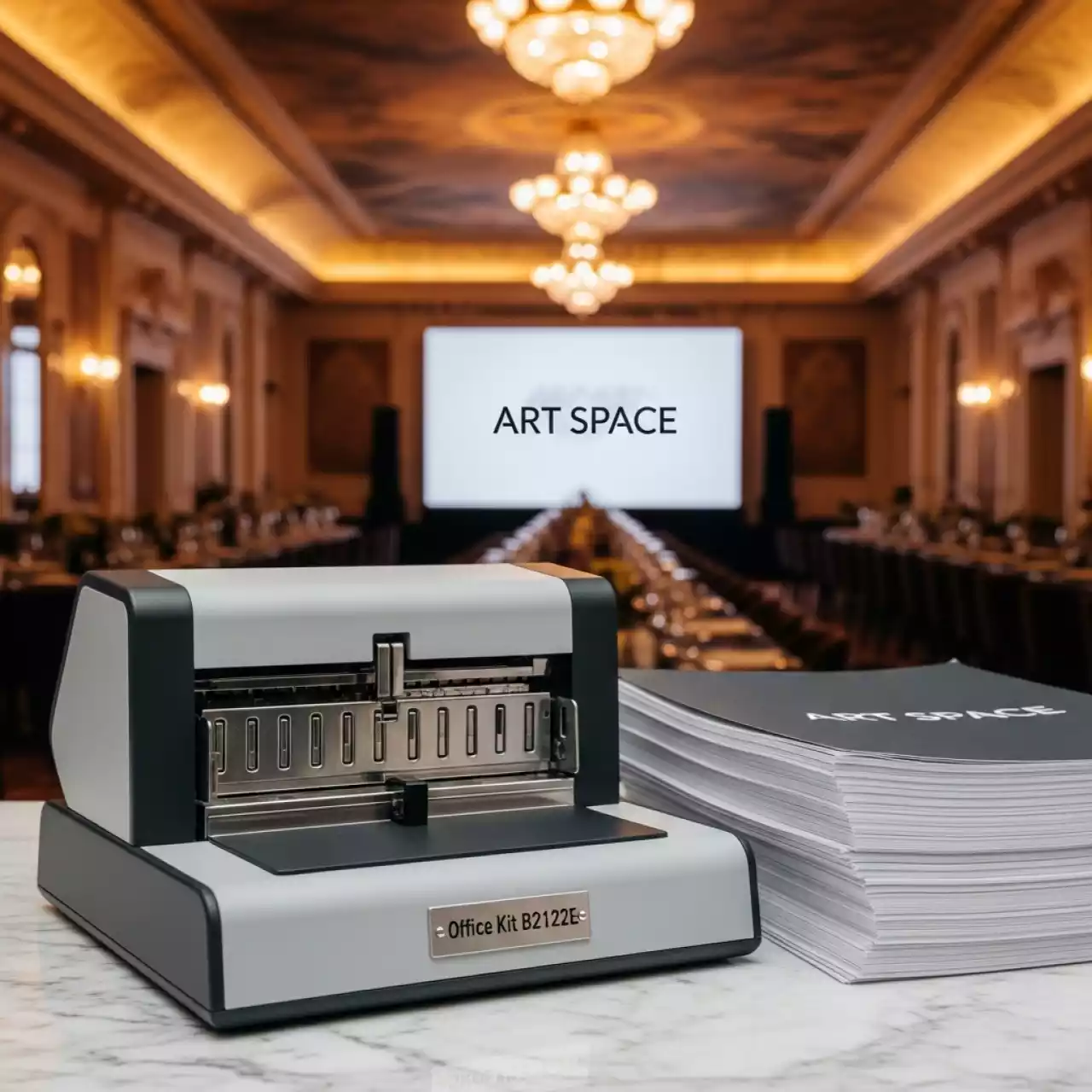 Аренда Переплетчик на пластиковую пружину Office Kit B2122E в ресторане «Плакучая Ива» — ART SPACE