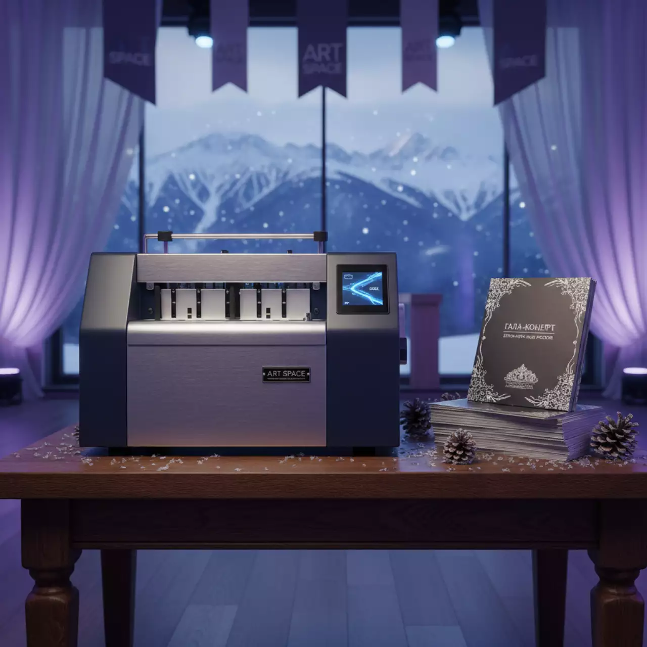 Аренда Переплетчик на термокорешки Powis Parker FastBack 20 в этно-парке «Моя Россия» — ART SPACE