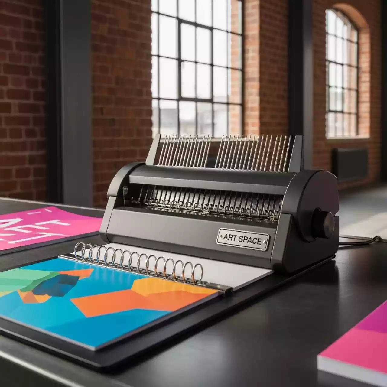 Аренда Переплетчика на пластиковую пружину Bulros 2000 в лофте «Студия 21» — ART SPACE