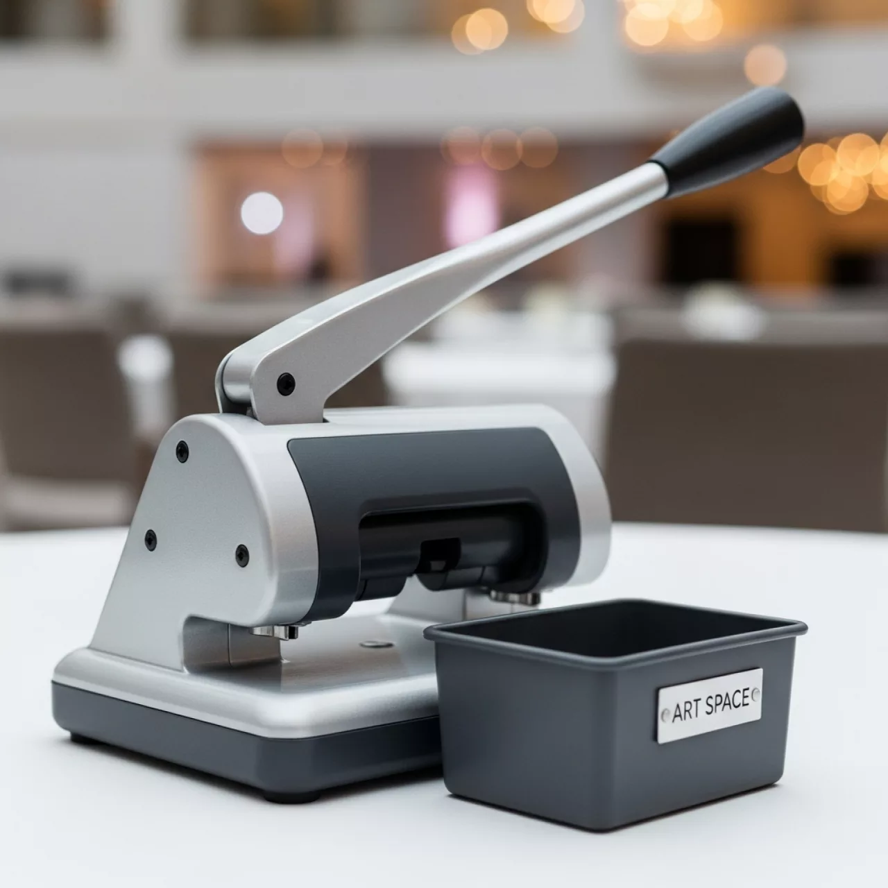 Аренда Перфорационный аппарат Vektor Super 600 квадратные отверстия в ледовом дворце «Роза Хутор» — ART SPACE