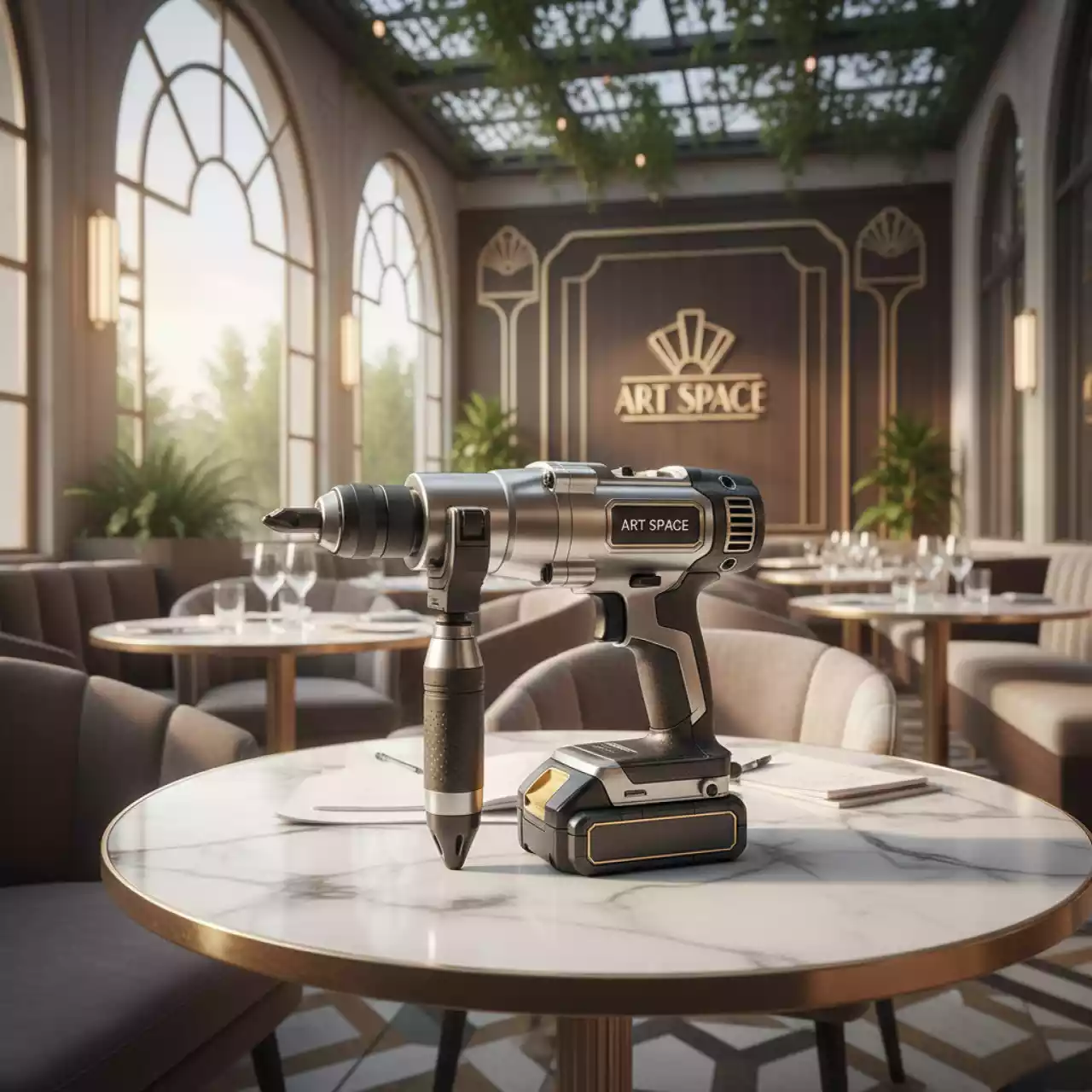 Аренда Перфораторы бесщеточные в ресторане «La Terrazza» — ART SPACE