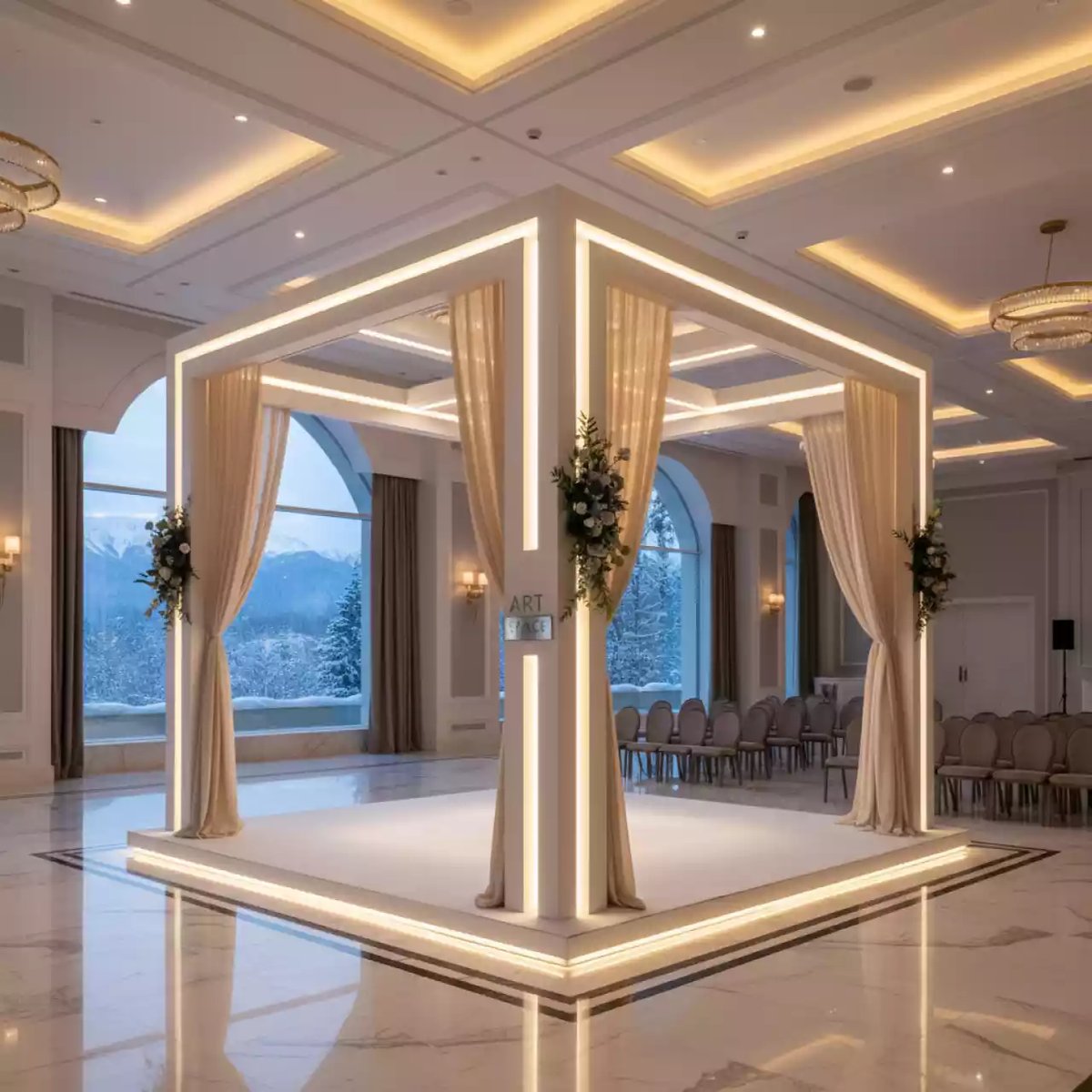 Аренда Пергола для выездной церемонии в Radisson Collection Paradise — ART SPACE