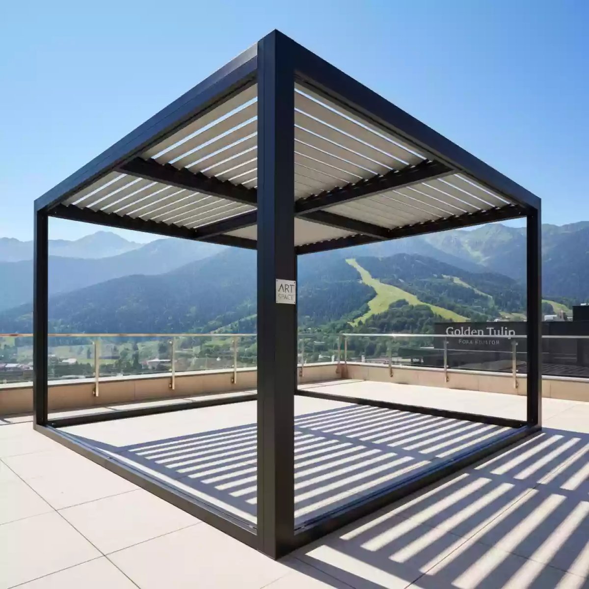 Аренда Пергола моторизованная Pergola 120 Series 3х4 м в Golden Tulip Rosa Khutor — ART SPACE
