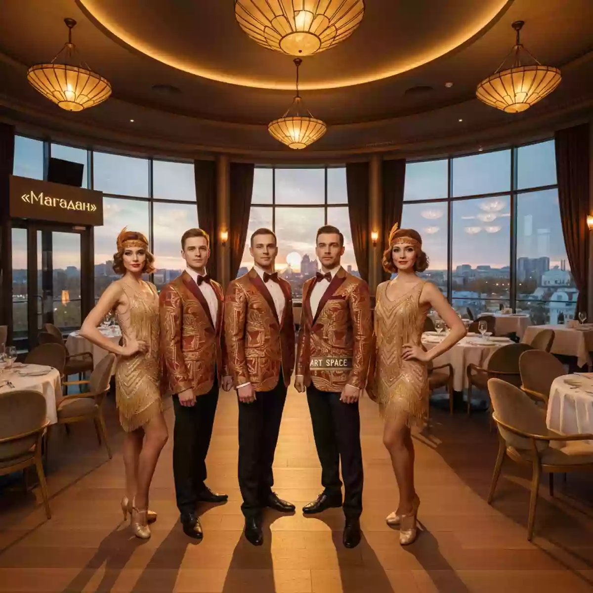 Аренда Персонажи 4 стандартных в ресторане «Магадан» — ART SPACE