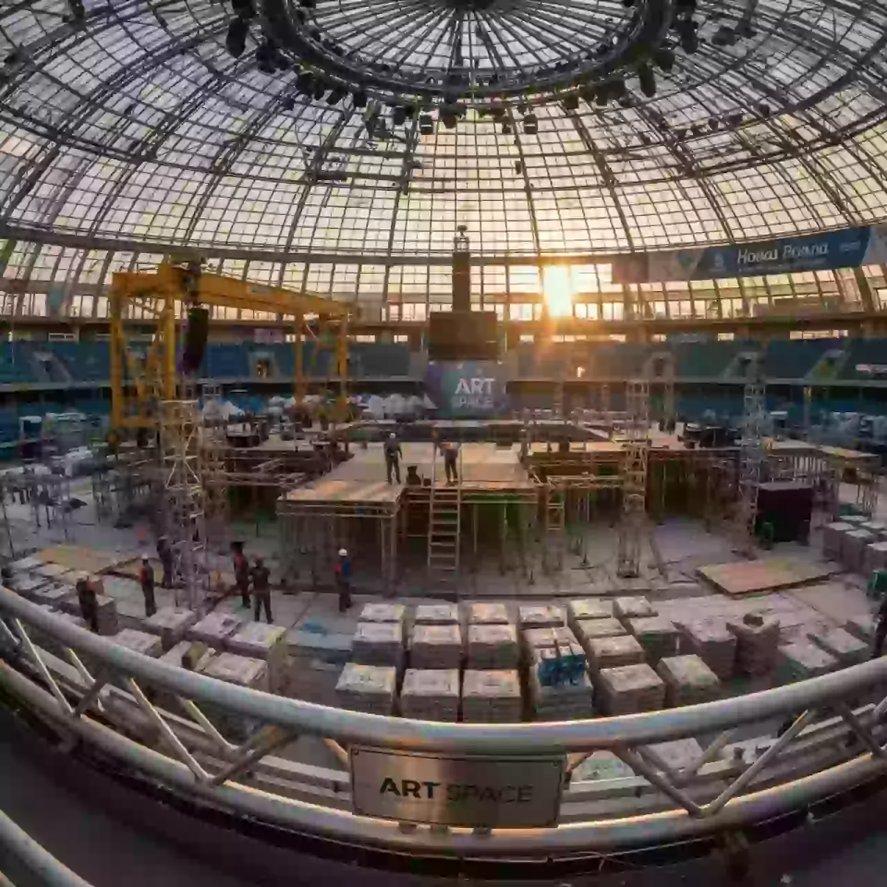 Аренда Пескобетон GRANIT М300 в ледовом дворце «Большой» — ART SPACE