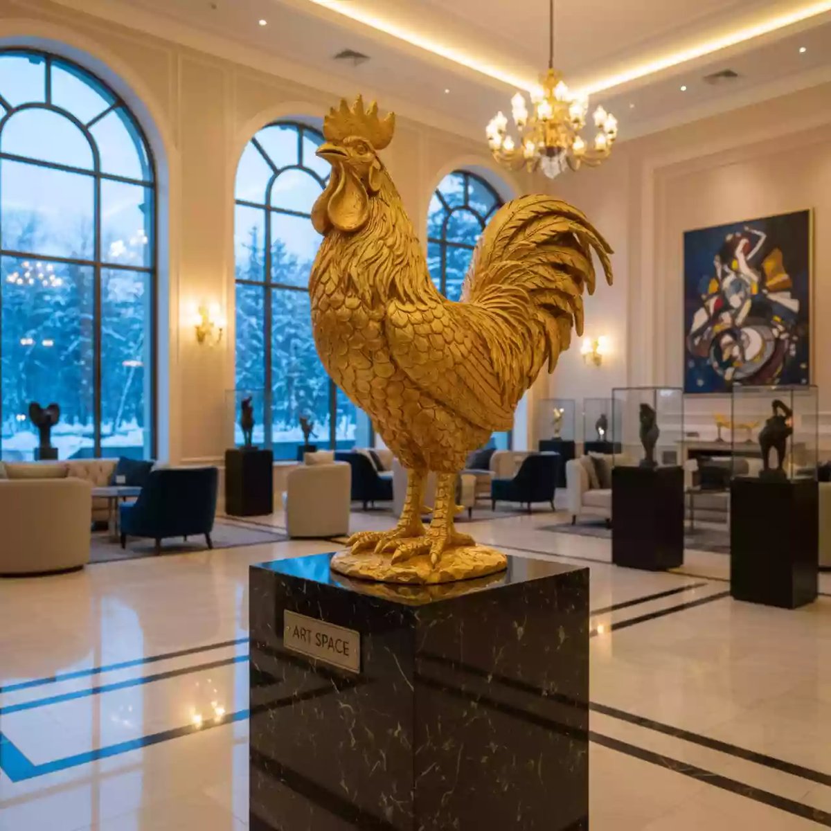 Аренда Петушок золотой в Sport Inn Hotel & Wellness — ART SPACE