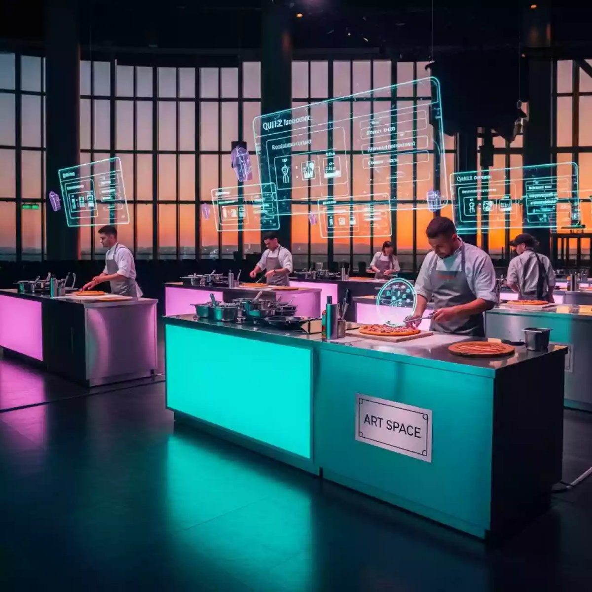 Аренда Пицца мастер класс по приготовлению в Red Arena — ART SPACE