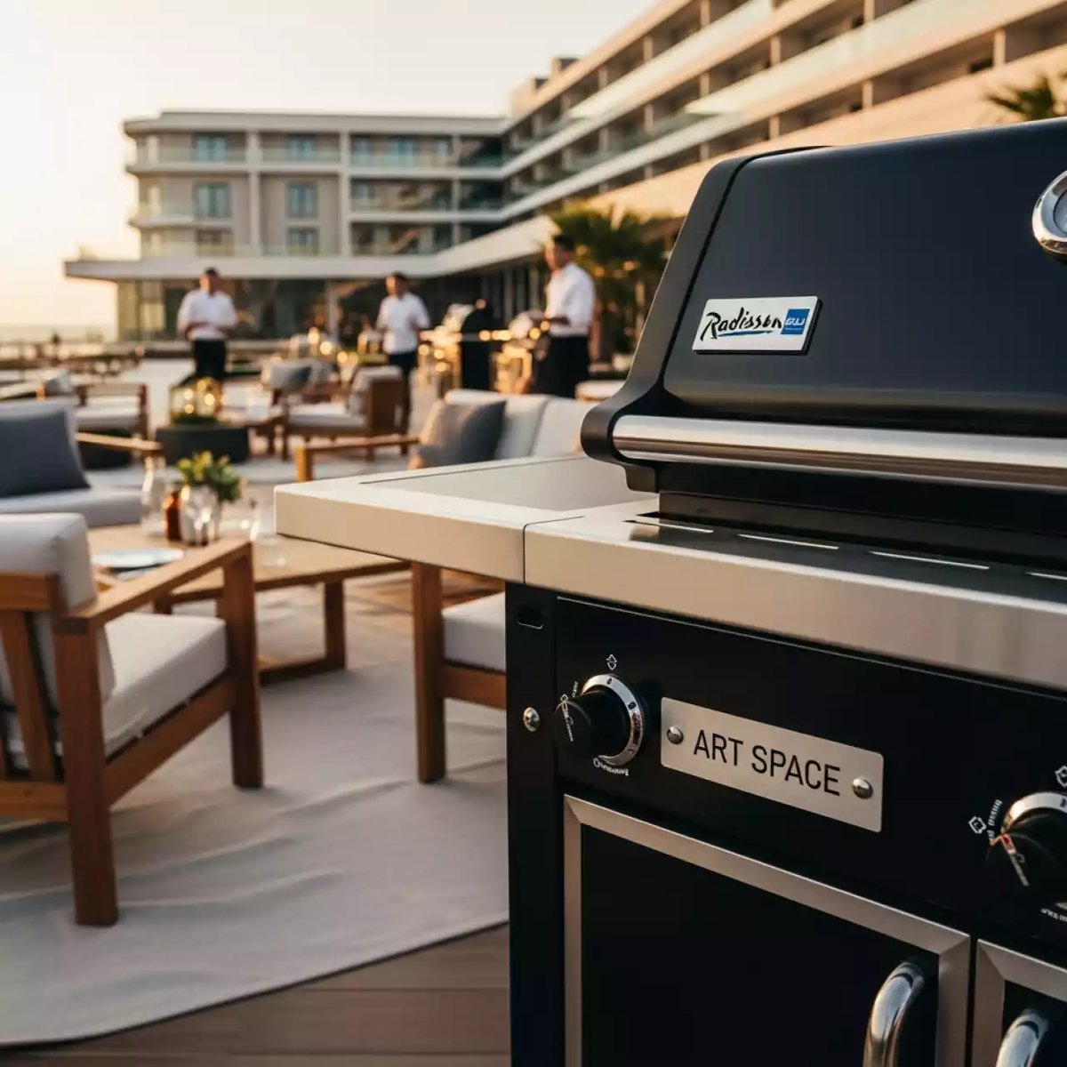 Аренда Пикник барбекю в Radisson Blu Resort & Congress Centre — ART SPACE