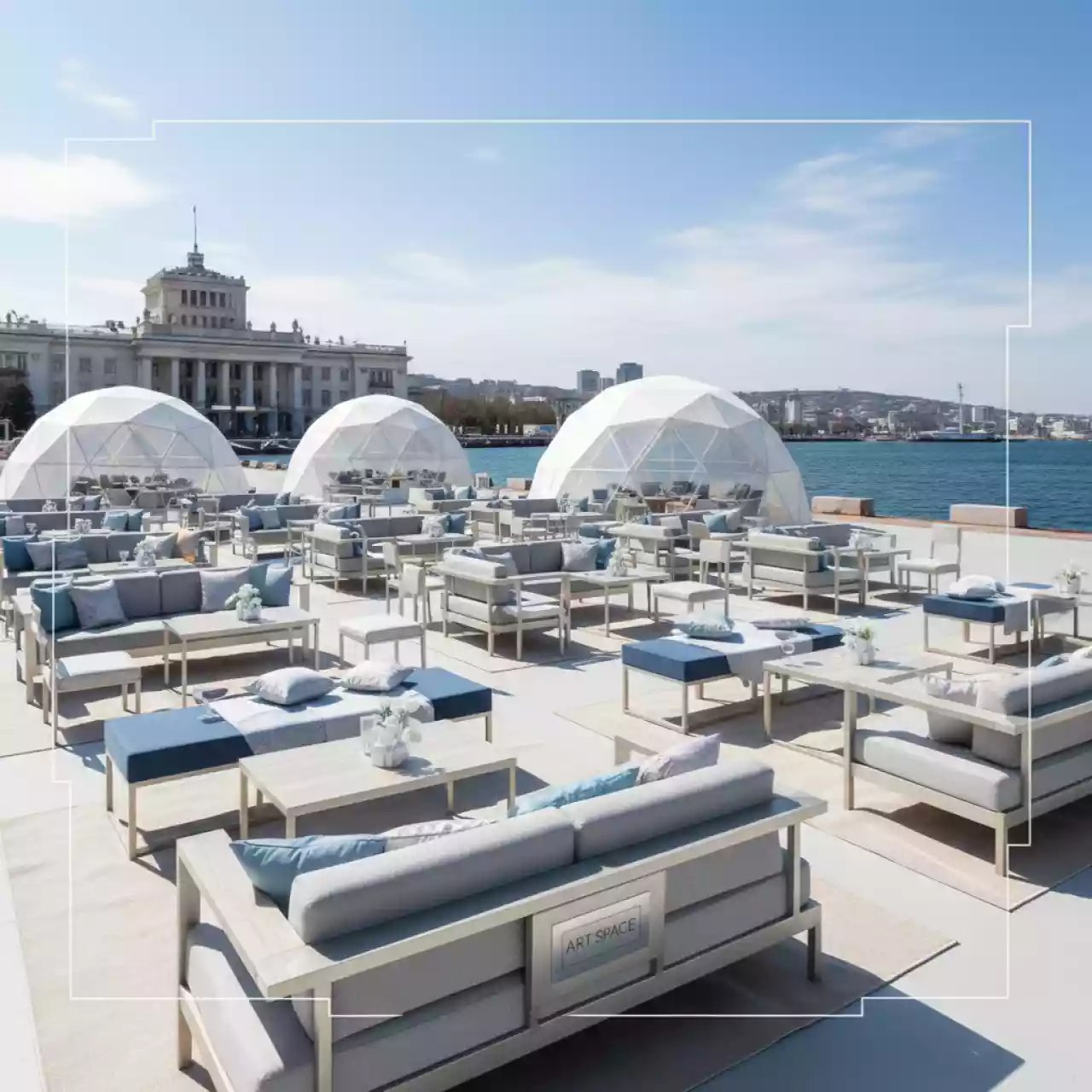 Аренда Пикник школьный большой на территории Морпорта Сочи — ART SPACE