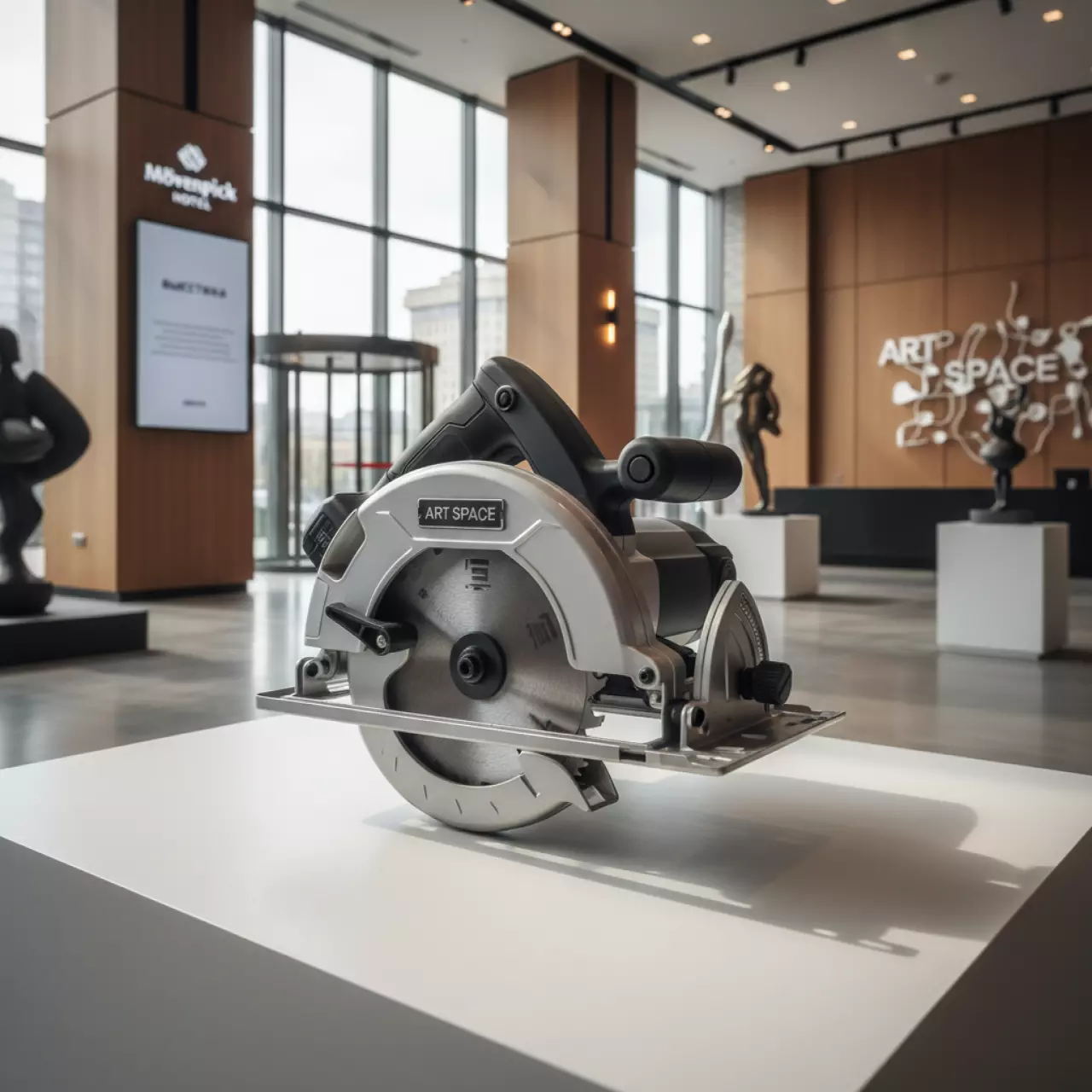 Аренда Пила циркулярная аккумуляторная бесщеточная DCK KDMY125FK в Mövenpick Hotel — ART SPACE