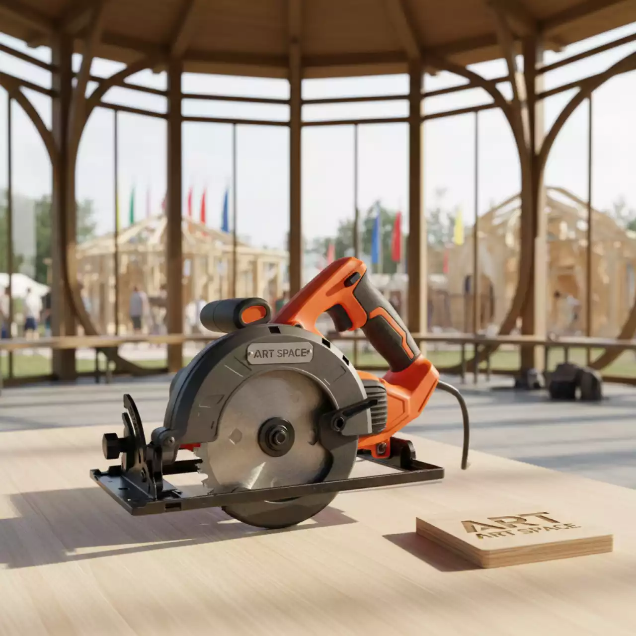 Аренда Пила циркулярная аккумуляторная INGCO CSLI 18511 в санатории «Металлург» — ART SPACE