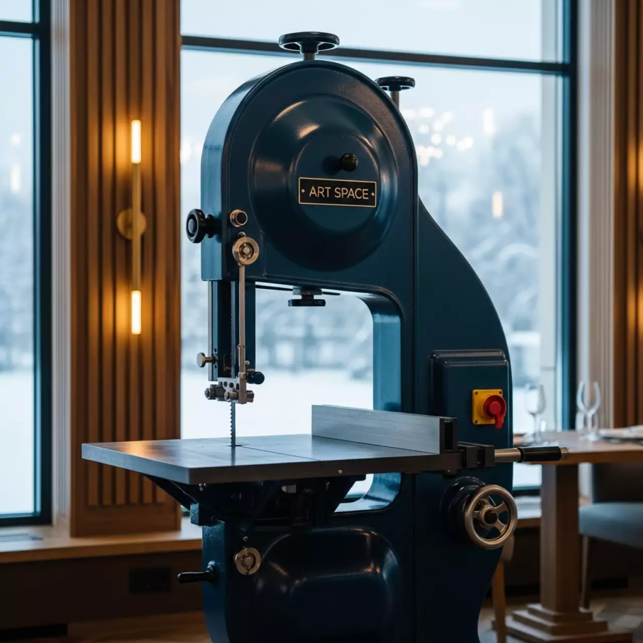 Аренда Пила ленточная JIB BS1001 в ресторане «D.O.M» — ART SPACE