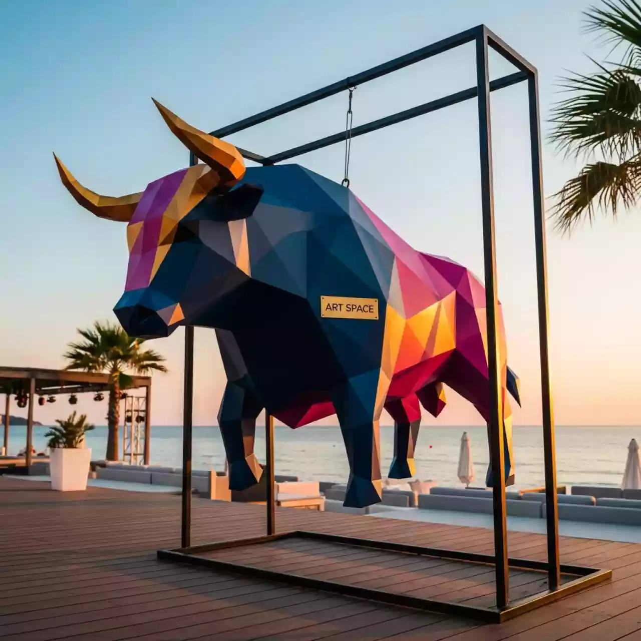 Аренда Пиньята бык на пляжных клубах Хосты — ART SPACE