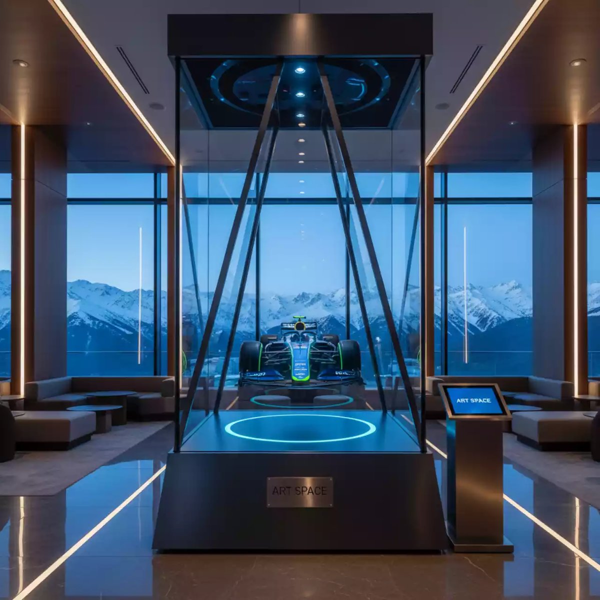 Аренда Пирамида голографическая 145 на курорте «Газпром» (Альпика) — ART SPACE