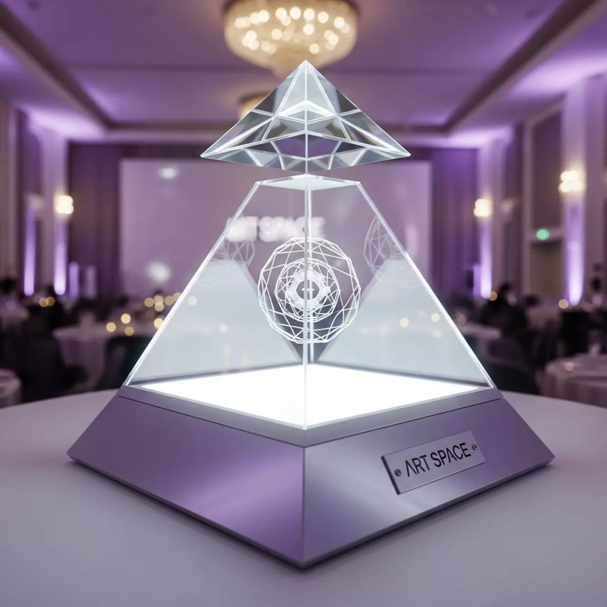 Аренда Пирамида голографическая 90 И на Медальной площади — ART SPACE