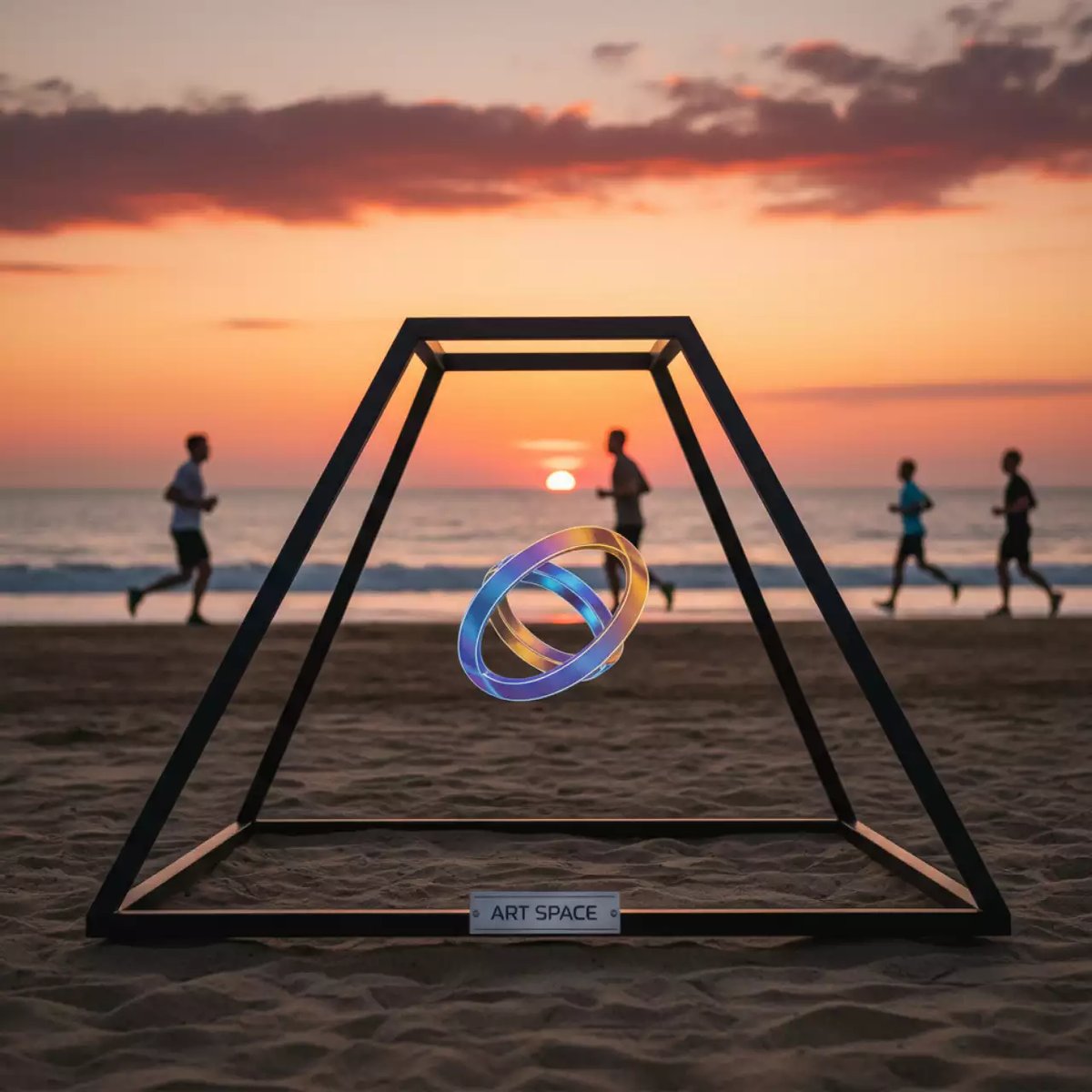 Аренда Пирамида голографическая EDGE STANDARD на пляже «Маяк» — ART SPACE