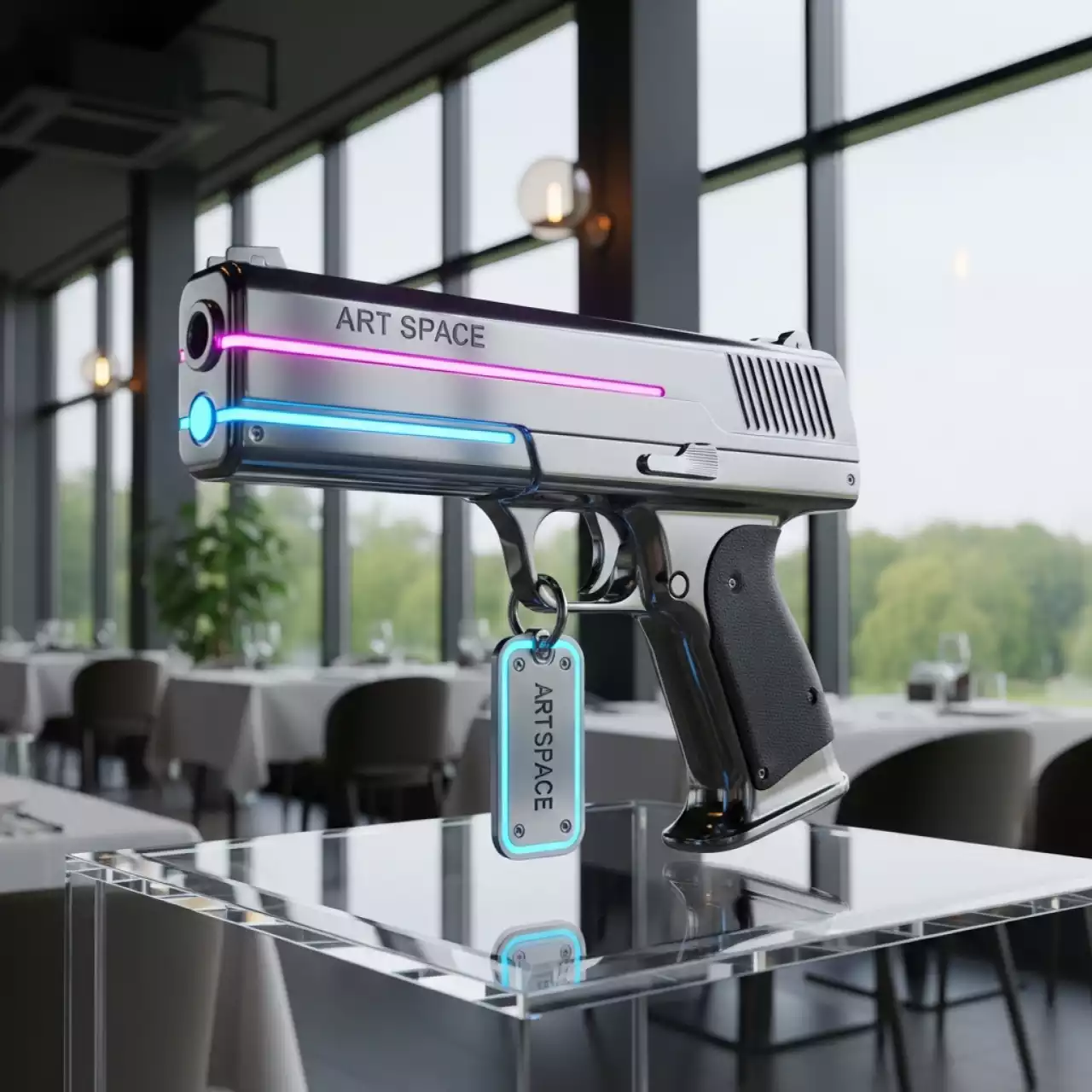 Аренда Пистолет стартовый в ресторане «Сыроварня» — ART SPACE