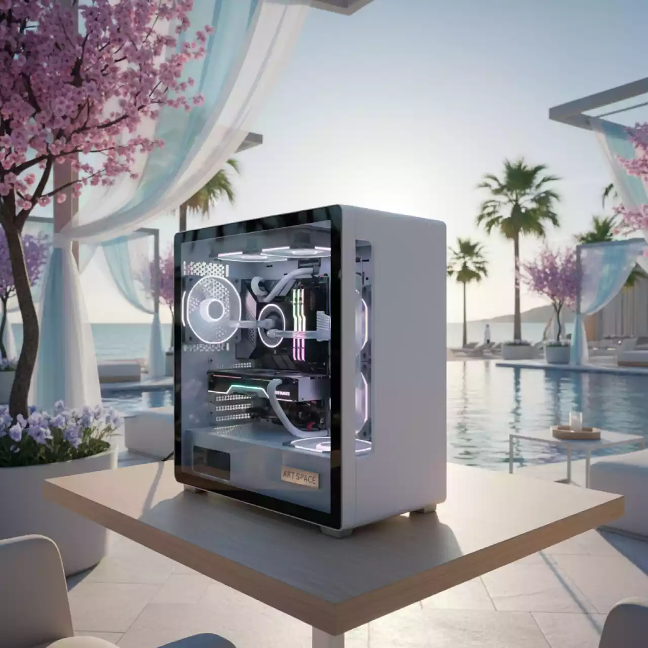 Аренда ПК Премиум RTX GTX Super Intel Core i7 Ryzen 7 16 32 GB на пляжных клубах Хосты — ART SPACE