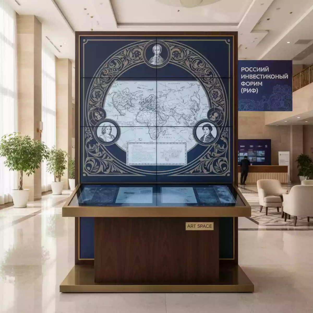 Аренда Плакаты интерактивные История России XVIII–XIX вв. в Поляна 1389 Отель и Спа — ART SPACE