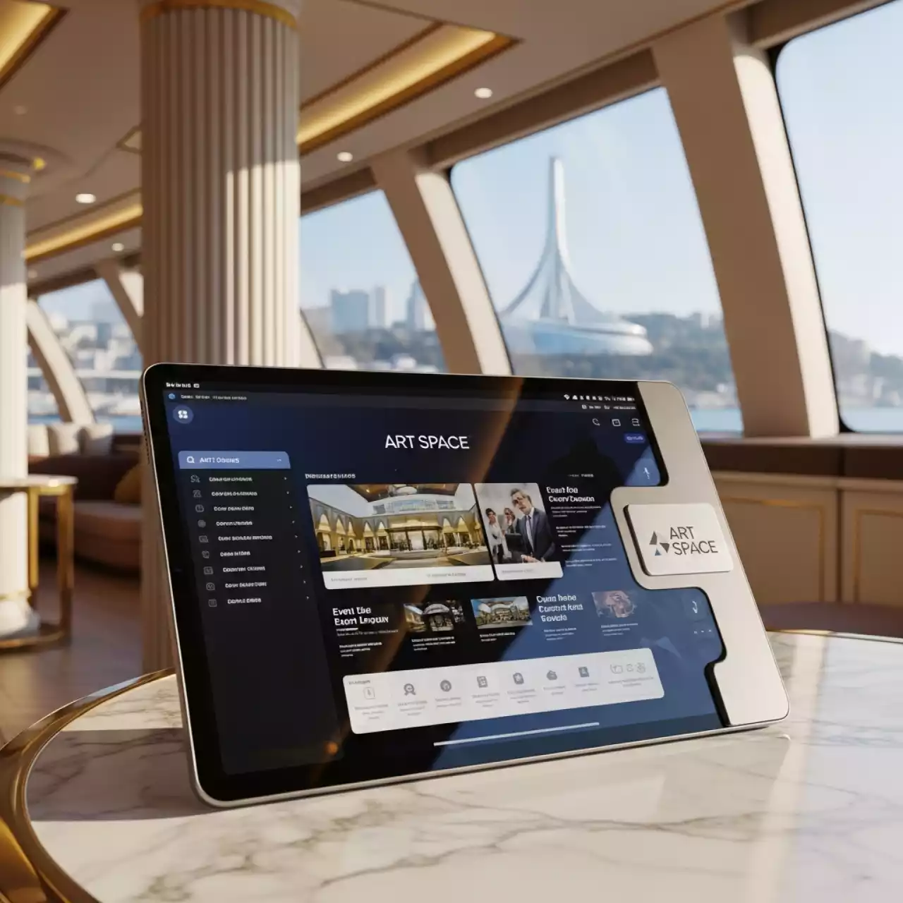 Аренда Планшет Apple iPad Pro 12,9 M1 на VIP теплоходе (Морпорт Сочи) — ART SPACE