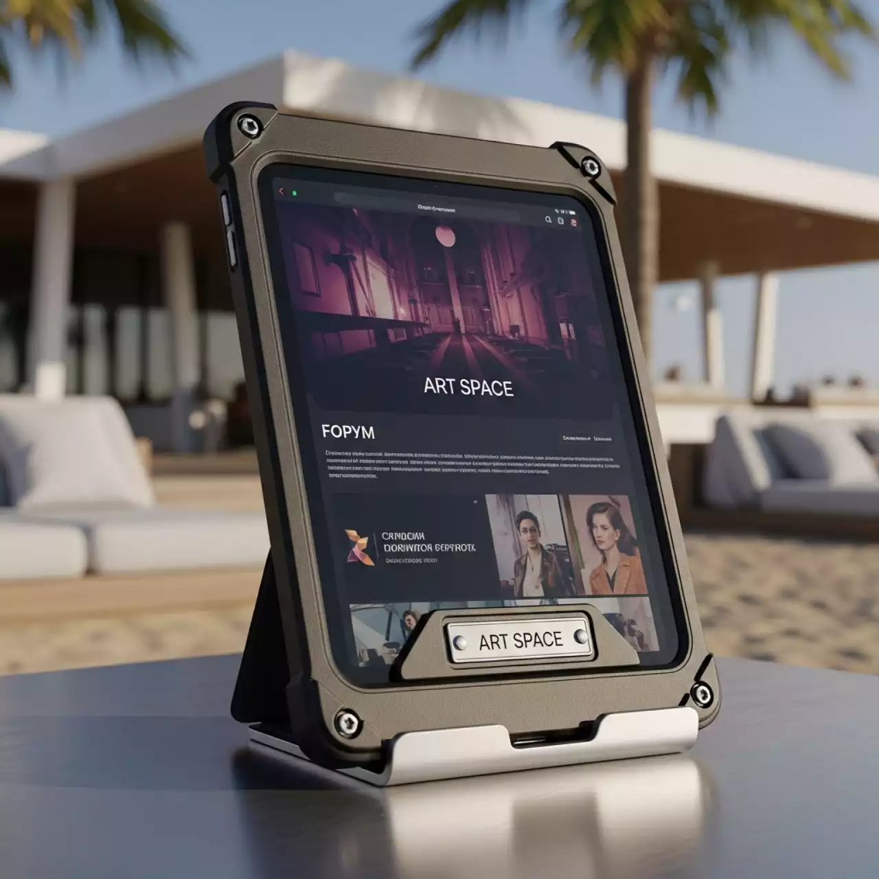 Аренда Планшет iPad 7 Wi Fi чехол на пляже «Мандарин» — ART SPACE