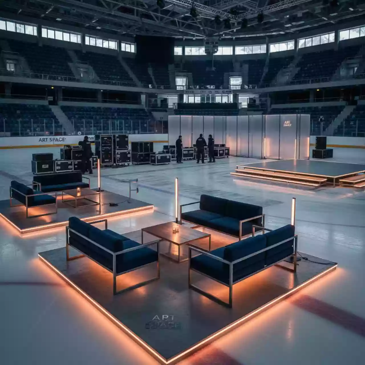 Аренда Пластификаторы Sika в ледовом дворце «Роза Хутор» — ART SPACE