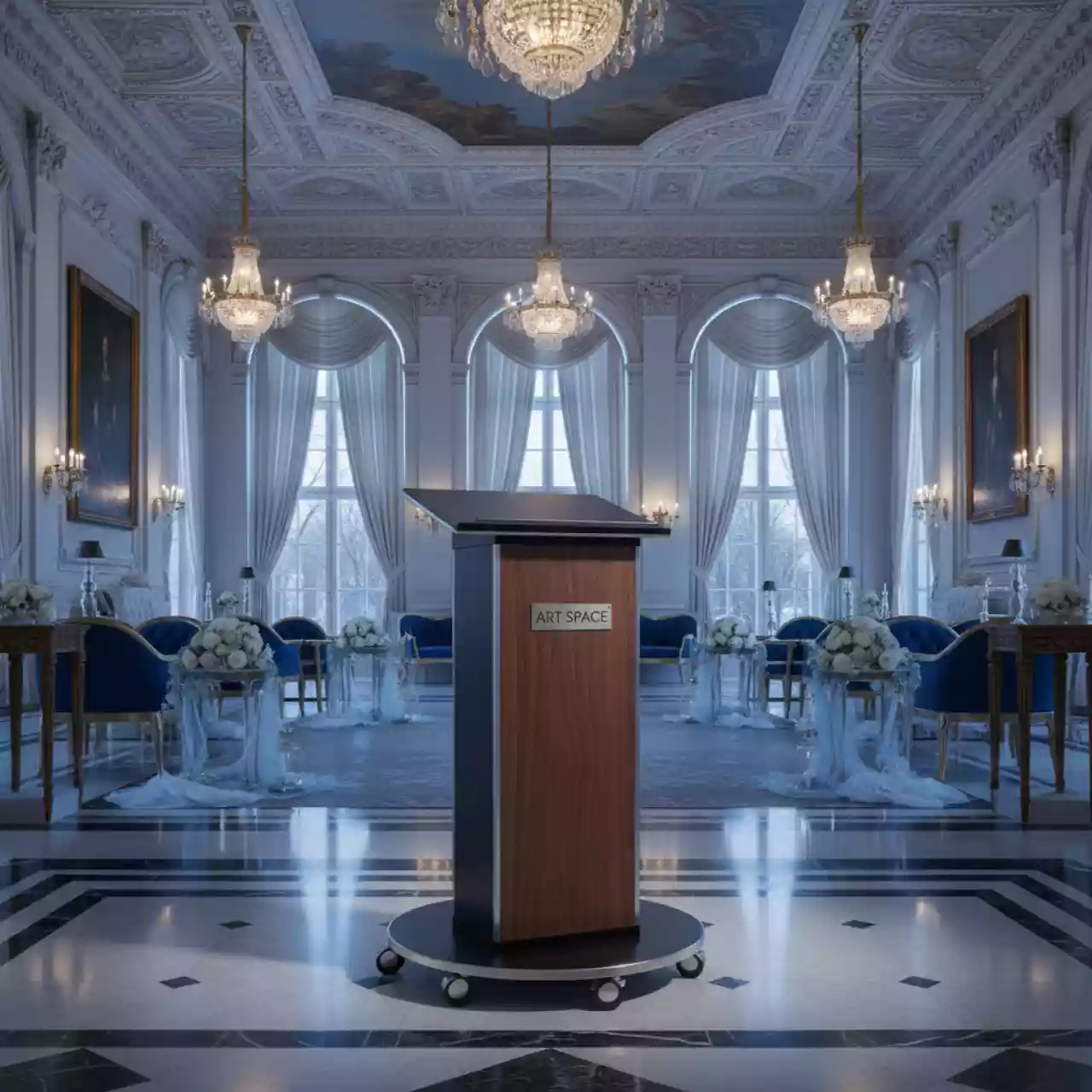 Аренда Платформа роликовая Ricoh Caster Table Type 39 в Grand Karat Sochi — ART SPACE