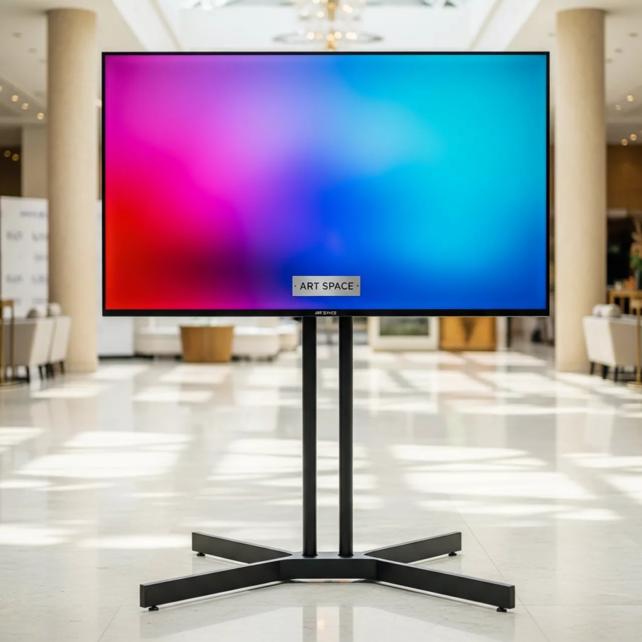 Аренда Плазменная панель 55 дюймов на стойке в Radisson Blu Resort & Congress Centre — ART SPACE