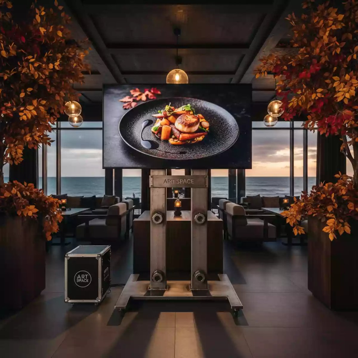 Аренда Плазменная панель 75 дюймов в пляжном комплексе VinoGrad — ART SPACE