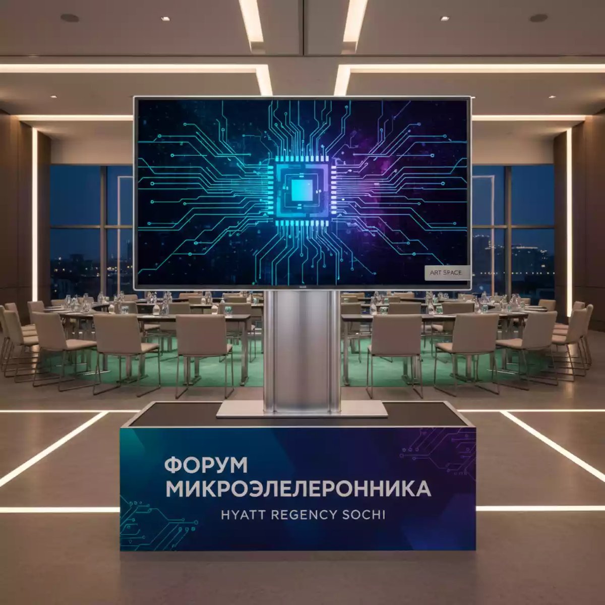 Аренда Плазменная панель Smart TV S1 Haier 65 дюймов в отеле Hyatt Regency Sochi — ART SPACE