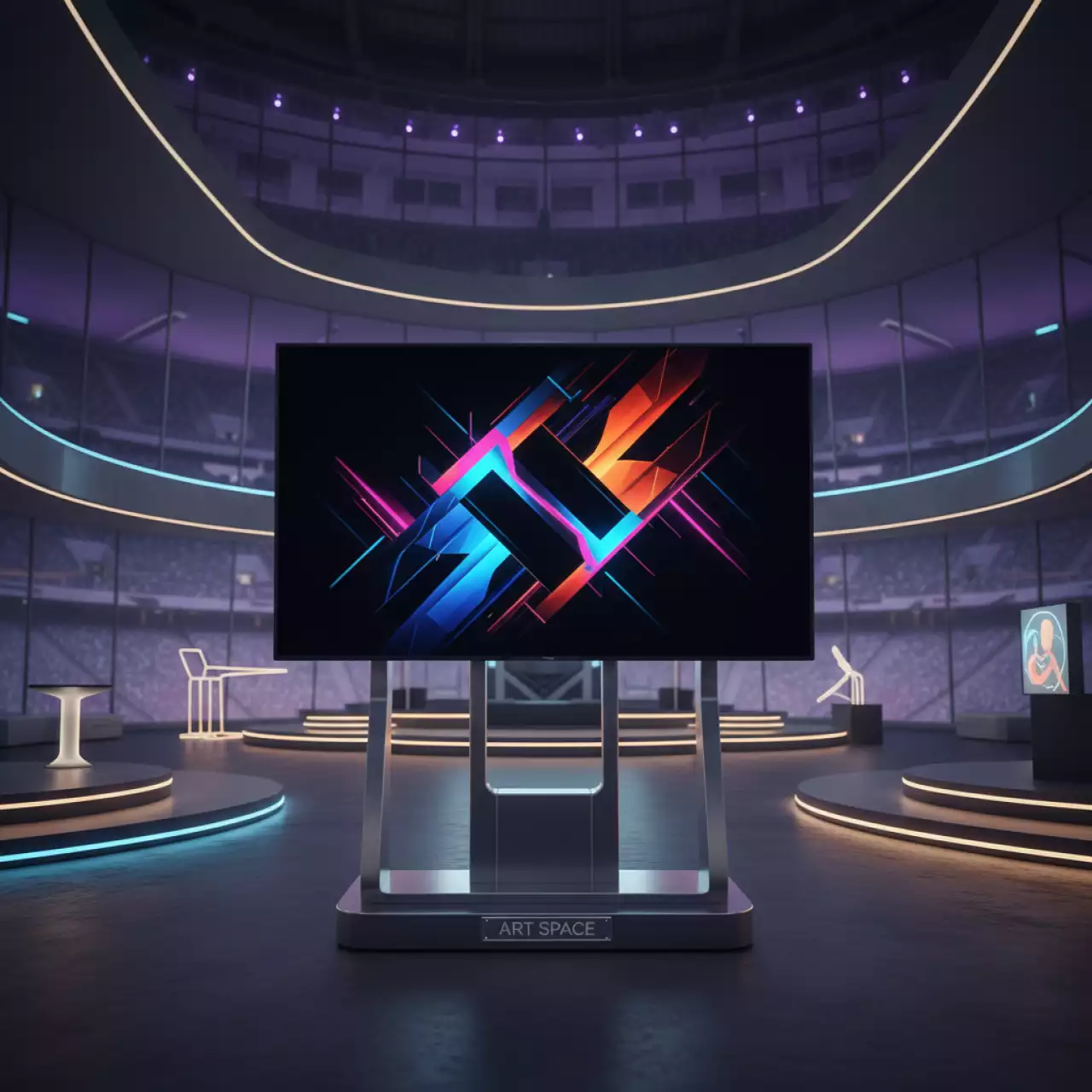 Аренда Плазменная панель телевизор 70 дюймов на арене «Фишт» — ART SPACE