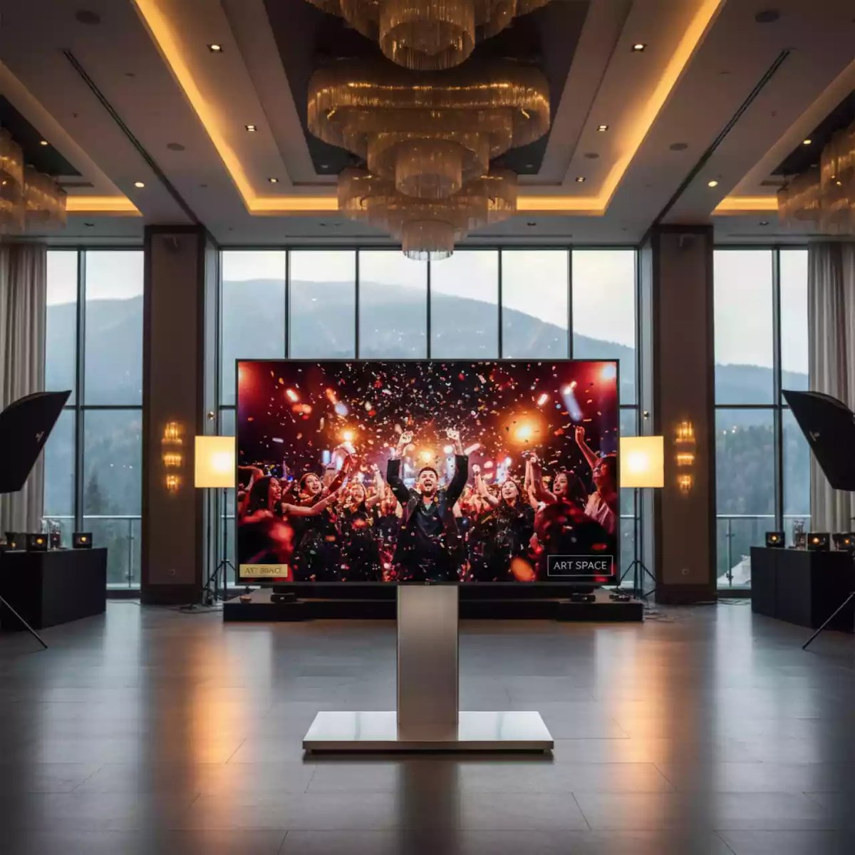 Аренда Плазменная панель телевизор LG 4K 86 дюймов в Sochi Marriott Krasnaya Polyana — ART SPACE