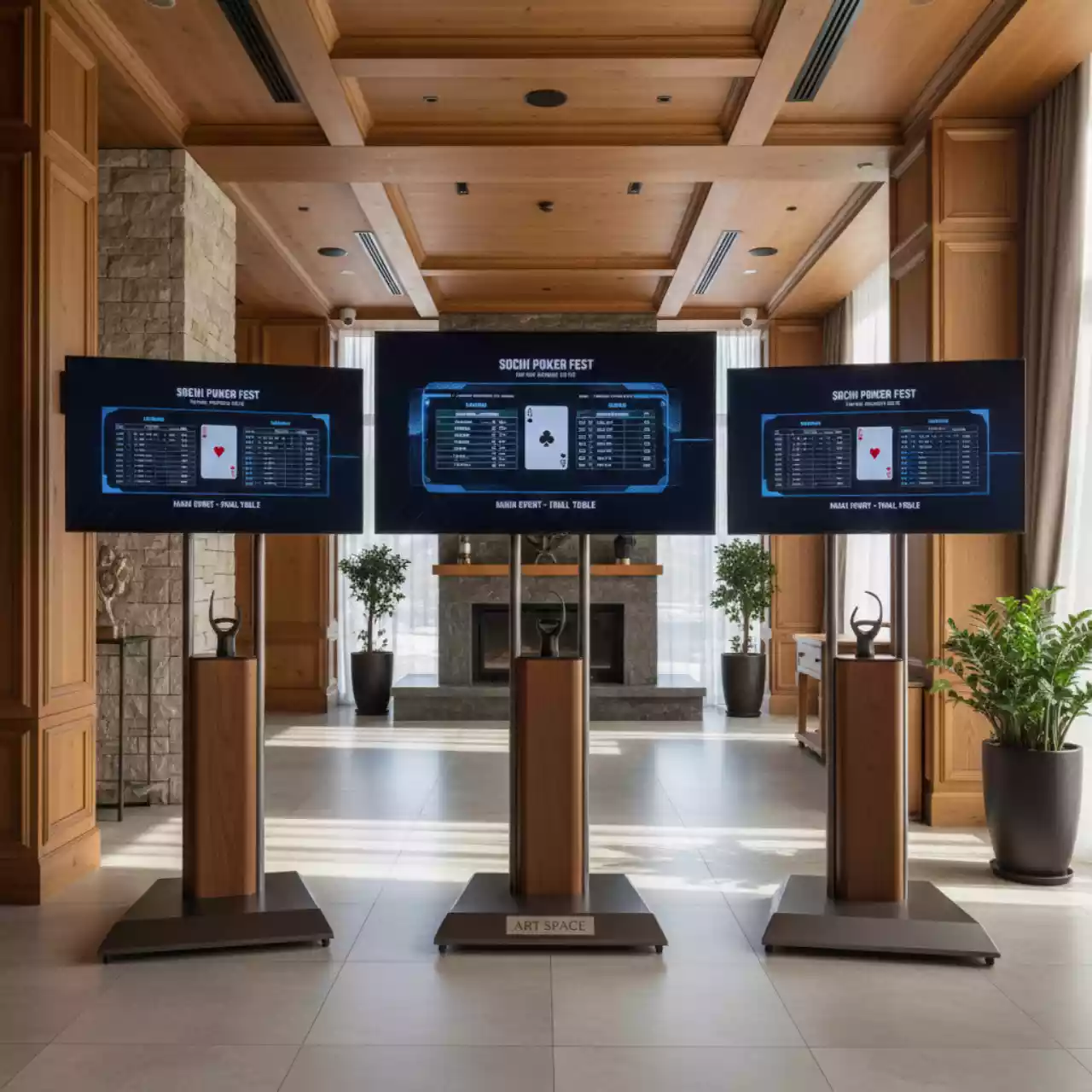 Аренда Плазменные панели в ресторане «Сыроварня» — ART SPACE