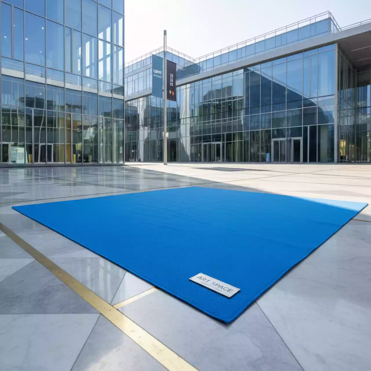 Аренда Плед для пикника Comfy ярко синий в Университете «Сириус» — ART SPACE