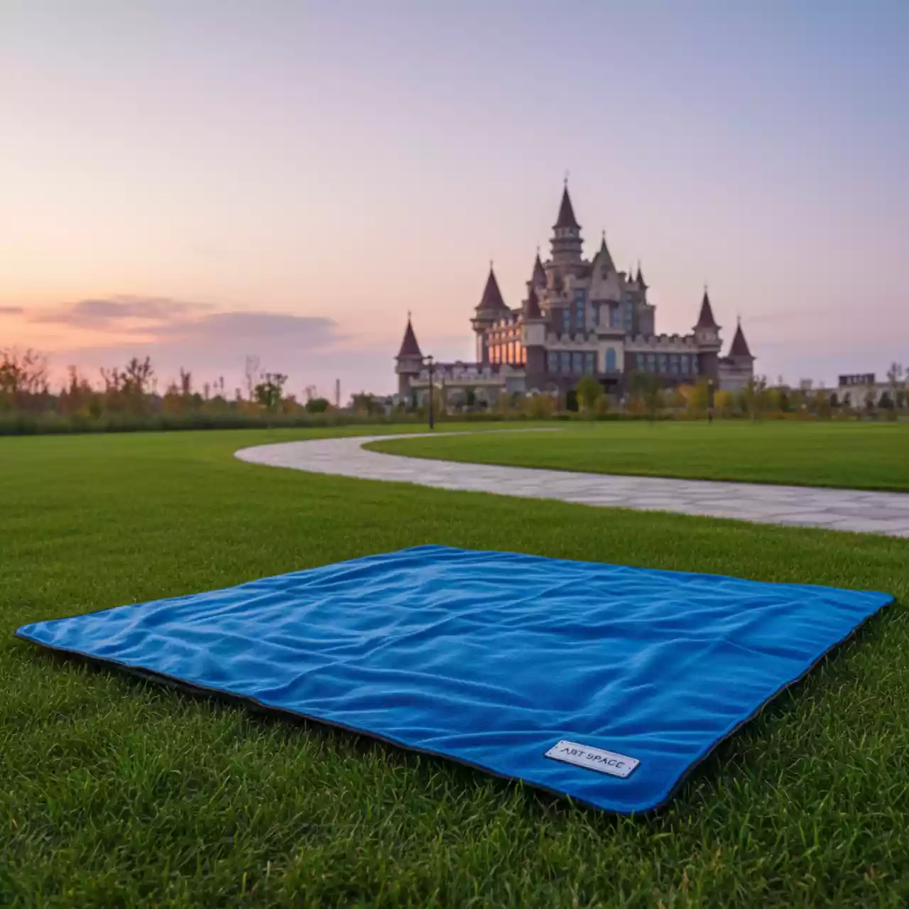 Аренда Плед для пикника Soft & Dry ярко синий в отеле «Богатырь» — ART SPACE