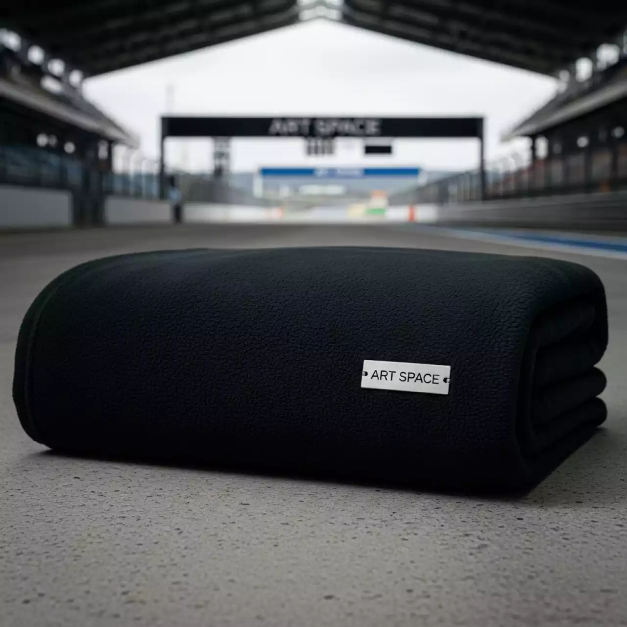 Аренда Плед флисовый чёрный 130х170 см на Сочи Автодроме — ART SPACE