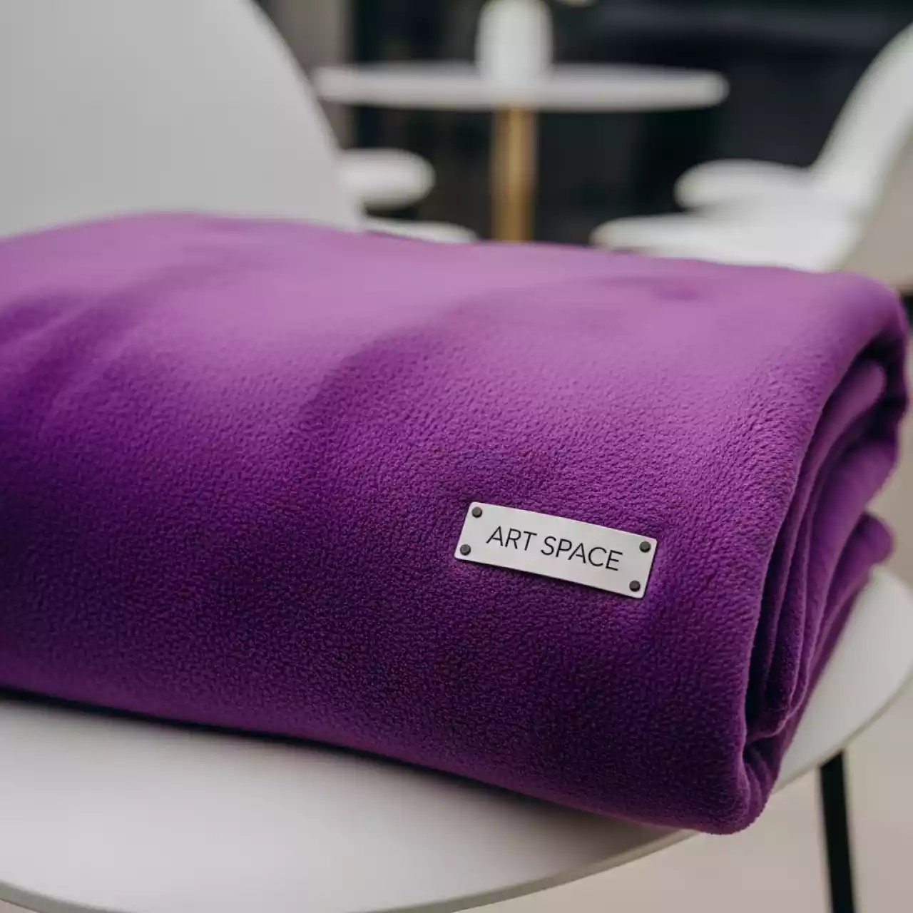 Аренда Плед флисовый Warm&Peace фиолетовый в Mantera Supreme — ART SPACE